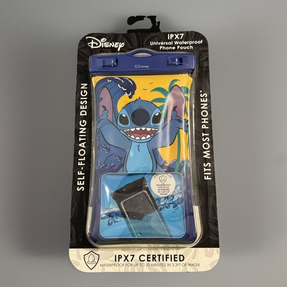 🔥Disney Stitch IPX7 Universal WaterProof Phone Pouch BNWT🔥 - Picture 1 of 2